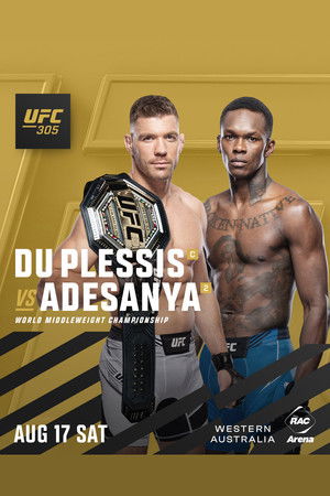 UFC 305: du Plessis vs. Adesanya poszter