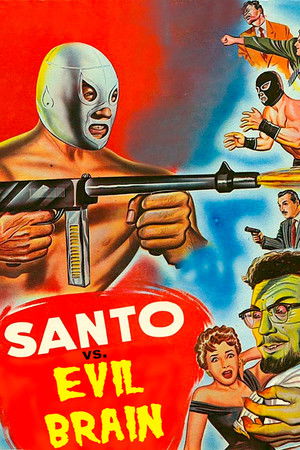 Santo contra cerebro del mal poszter