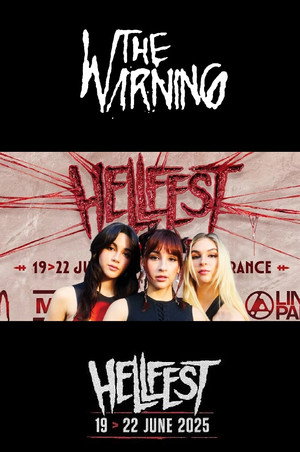 The Warning - Hellfest 2025 poszter