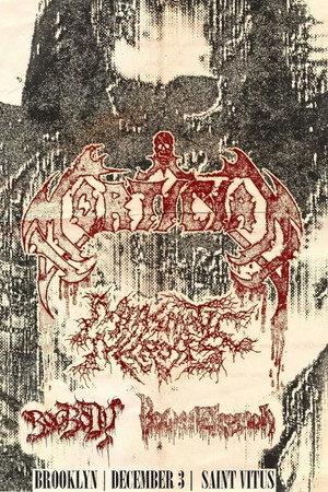 MORTICIAN - LIVE @ SAINT VITUS BAR 12/3/22 poszter