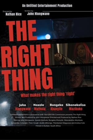 The Right Thing poszter