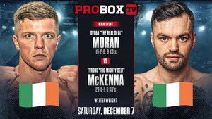 Dylan Moran vs. Tyrone McKenna háttérkép