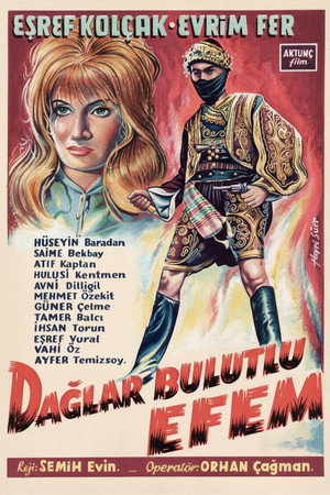 Dağlar Bulutlu Efem poszter