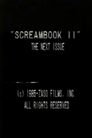 Screambook II poszter