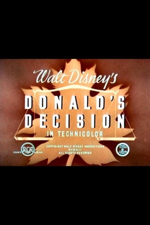 Donald's Decision poszter