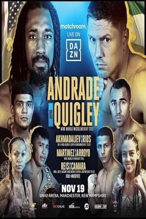 Demetrius Andrade vs. Jason Quigley poszter