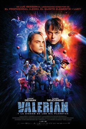 Valerian és az ezer bolygó városa poszter