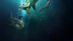 Jurassic cápák háttérkép