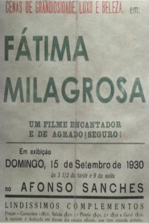 Fátima Milagrosa poszter