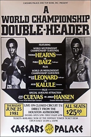 Sugar Ray Leonard vs. Ayub Kalule poszter