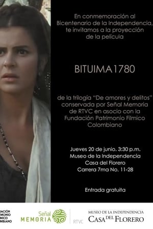 De amores y delitos: Bituima 1780 poszter