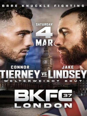 BKFC 37 London: Tierney vs. Lindsey poszter