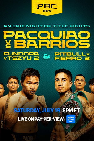 Manny Pacquiao vs. Mario Barrios poszter