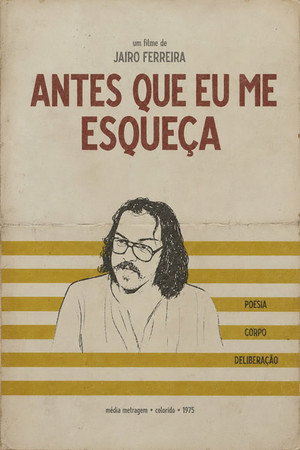 Antes que Eu me Esqueça poszter