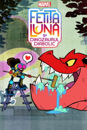 Holdlány és Ördögi Dinoszaurusz poszter
