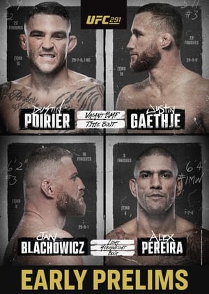 UFC 291: Poirier vs. Gaethje 2 poszter