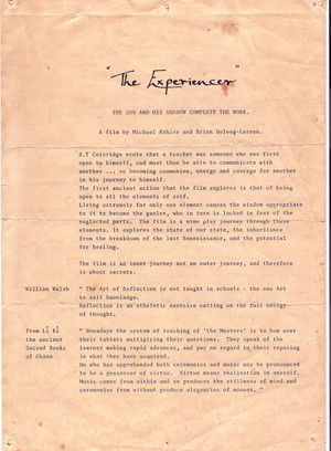 The Experiencer poszter