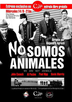 No somos animales poszter