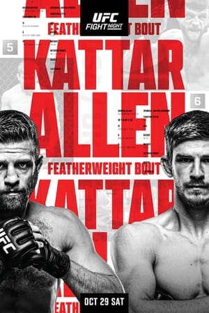 UFC Fight Night 213: Kattar vs. Allen poszter