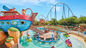 Port Aventura la techno des attractions háttérkép