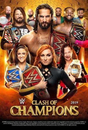 WWE Clash of Champions 2019 poszter