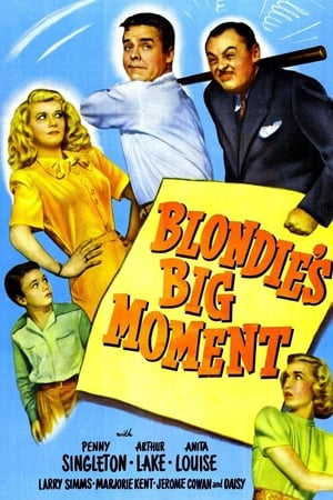 Blondie's Big Moment poszter