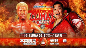 NJPW G1 Climax 26: Day 8 háttérkép