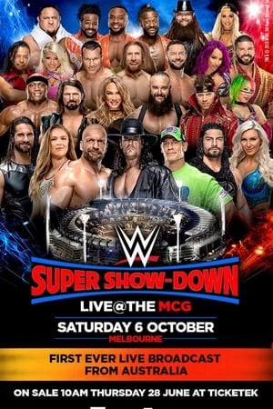 WWE Super Show-Down 2018 poszter