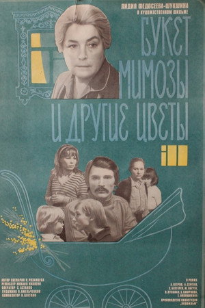 Букет мимозы и другие цветы poszter