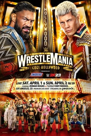 WWE WrestleMania 39 Sunday poszter