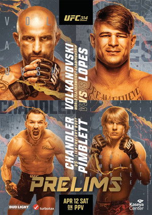 UFC 314: Volkanovski vs. Lopes poszter