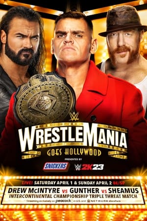 WWE WrestleMania 39 Sunday poszter