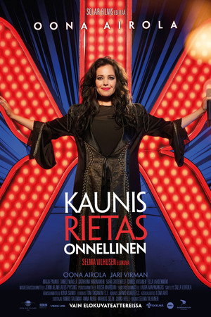 Kaunis rietas onnellinen poszter
