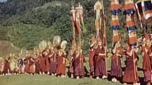 Procession at Gangtok háttérkép