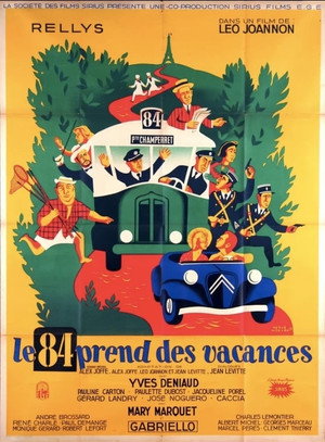 Le 84 prend des vacances poszter