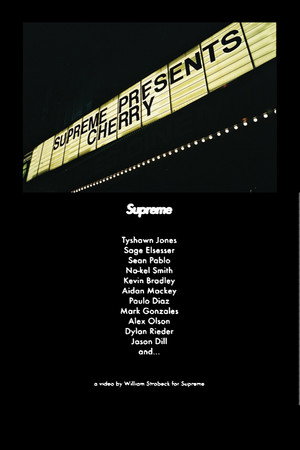Supreme - "cherry" poszter