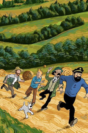 Tintin kalandjai poszter