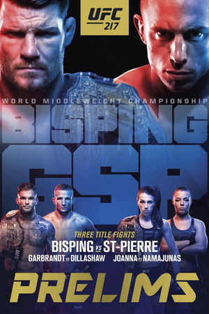 UFC 217: Bisping vs. St-Pierre poszter