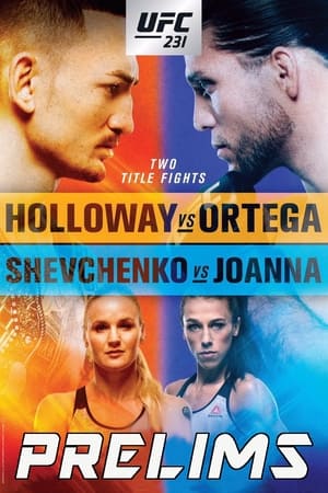 UFC 231: Holloway vs. Ortega poszter