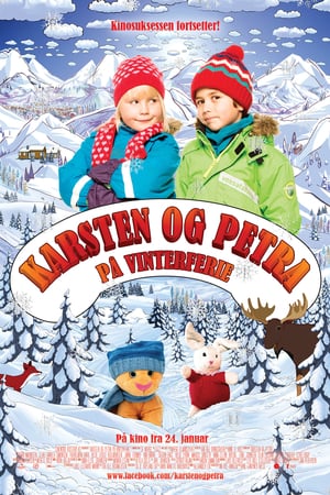 Karsten og Petra på vinterferie poszter