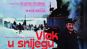 Vlak u snijegu háttérkép