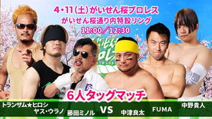 がいせん桜プロレス háttérkép