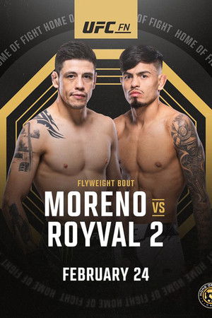 UFC Fight Night 237: Moreno vs. Royval 2 poszter