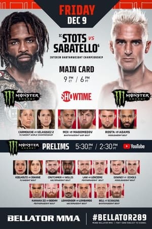 Bellator 289: Stots vs. Sabatello poszter