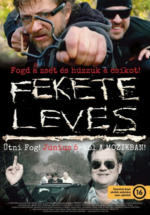 Fekete leves poszter