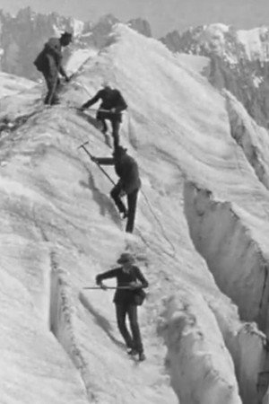 Chamonix: la mer de glace. Descente. poszter