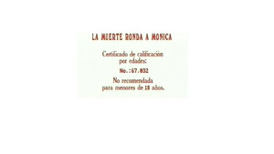La muerte ronda a Mónica háttérkép