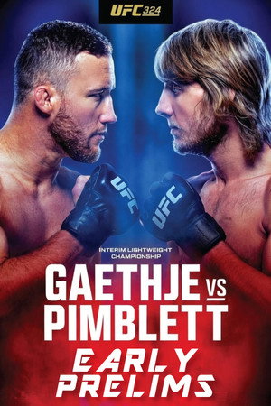 UFC 324: Gaethje vs. Pimblett poszter