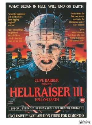 Hellraiser 3. - Pokol a földön poszter