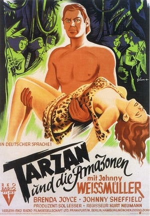 Tarzan és az amazonok poszter